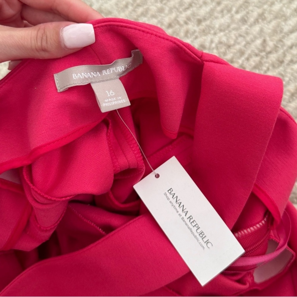 Banana Republic Pink Spring/Event Dress 16 - Picture 6 of 7